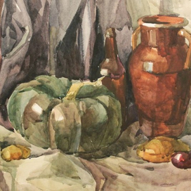 Натюрморт с тыквой