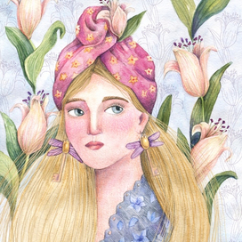 Цветочная дева, хранящая ключ от тайной двери