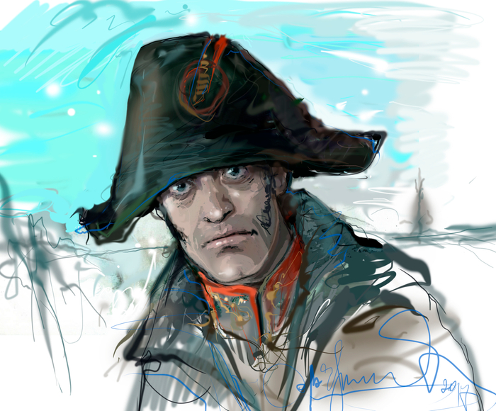 Charakter für die Comics. Der Dekabrist Fürst Wolkonski.