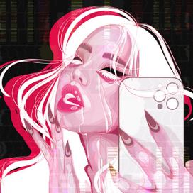 Векторный портрет по фотографии