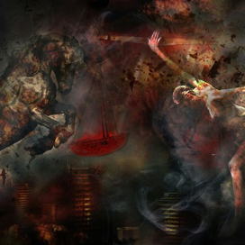 один из четырех ... всадник на вороном коне