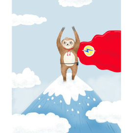 Иллюстрация к книге " Супер Салливан"