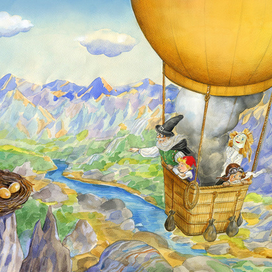 Полет на шаре