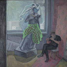 Статуя. Иллюстрация к роману А. Иличевского "Матисс"