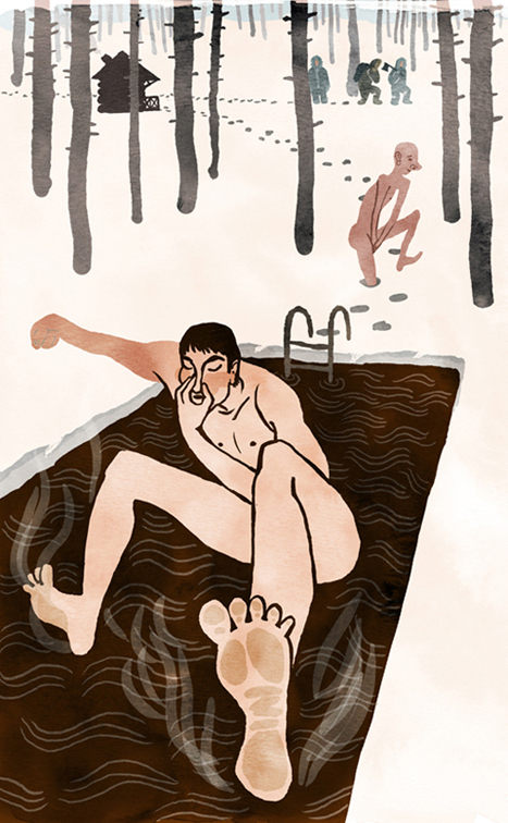 Зима. (Из серии банных картинок)