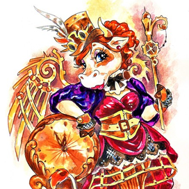 Буренка стимпанк