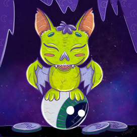 Летучая мышка, инктобер Персонаж