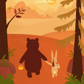 Поход в лесу