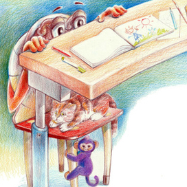 "Стулиткин ищет дом" И. Орлада разворот 4