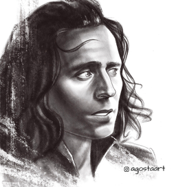Портрет Локи Procreate