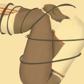 Сама себя связала 