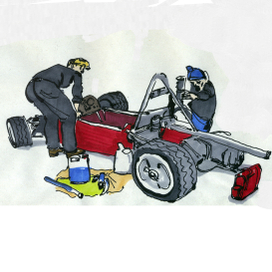 Механики за работой