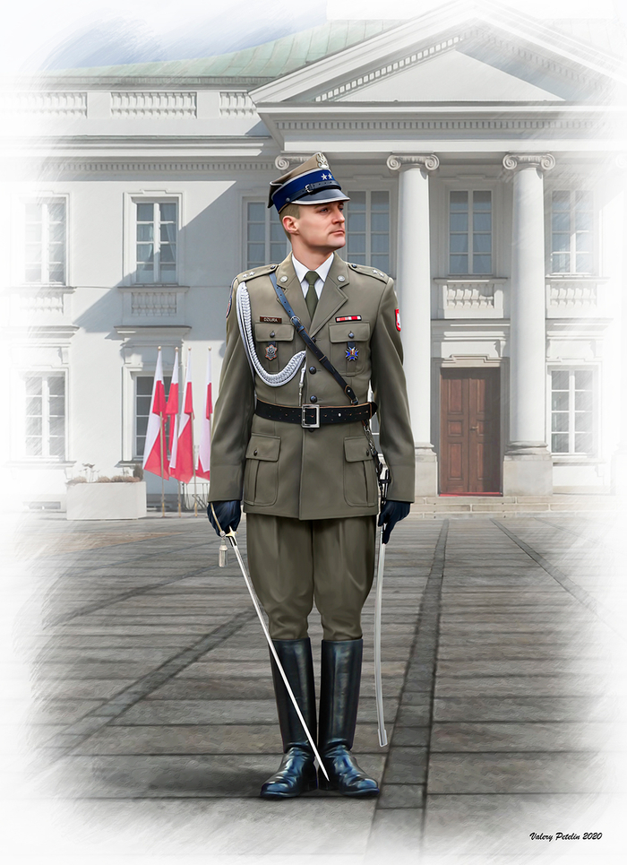 Polish Regiment Representative Officer (box art for ICM)