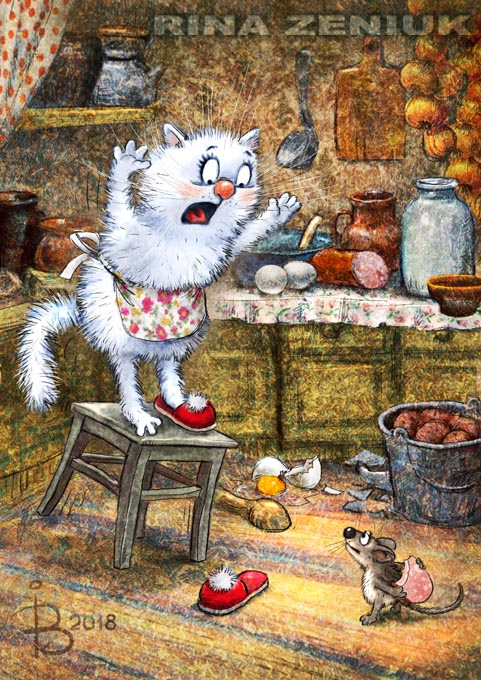 Про Мурочку и мышь