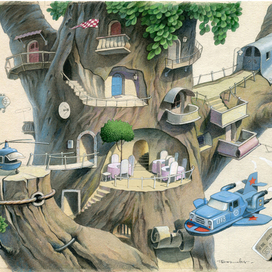 Дерево/локация для игры/