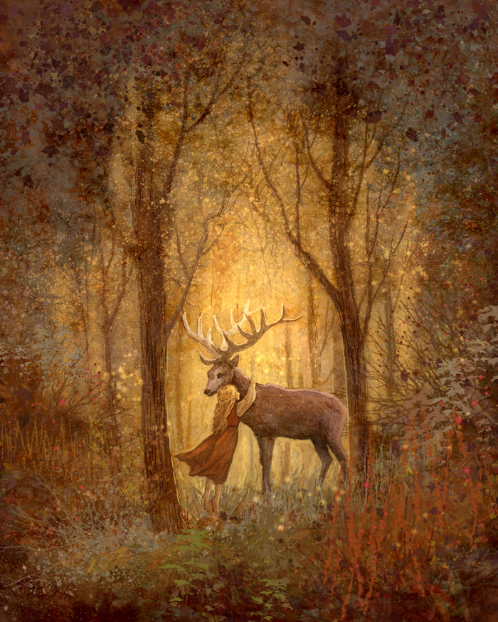 Лесной олень