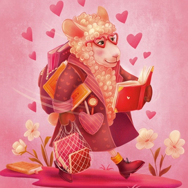 Любовь овечки к книгам