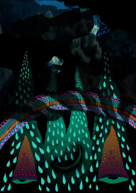 Rainbow over the mountains