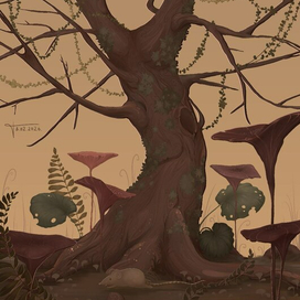 мышка в волшебном лесу