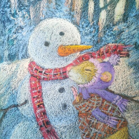 Иллюстрация "Мышонок и четыре сезона"