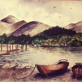 Лодки на берегу