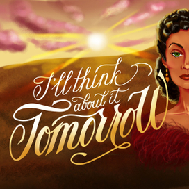 Цитата из фильма "Унесенные ветром"