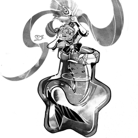 Русалочка Сейлор Мун - хранительница волшебных духов. 