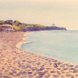 Пляж. Вечер