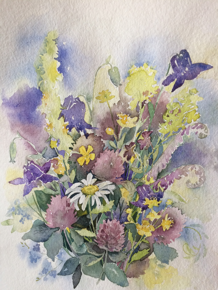 Букетик с клевером 