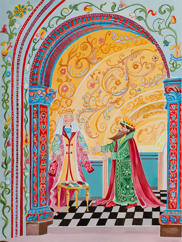 Иллюстрация к сказке По щучьему веленью