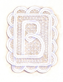 Кружевная монограмма