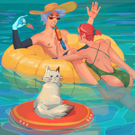 Пляжная тусовка