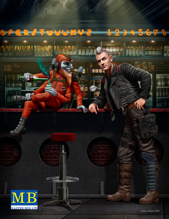 Space bar series (box art for Master Box)