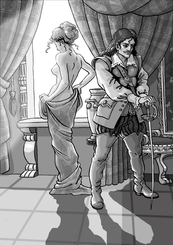 на страже....