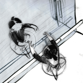 Балерина и зеркало-1