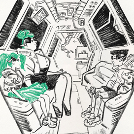 В «Лучик» к рассказу А.Червякова «В метро»