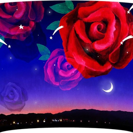 цветы на небе