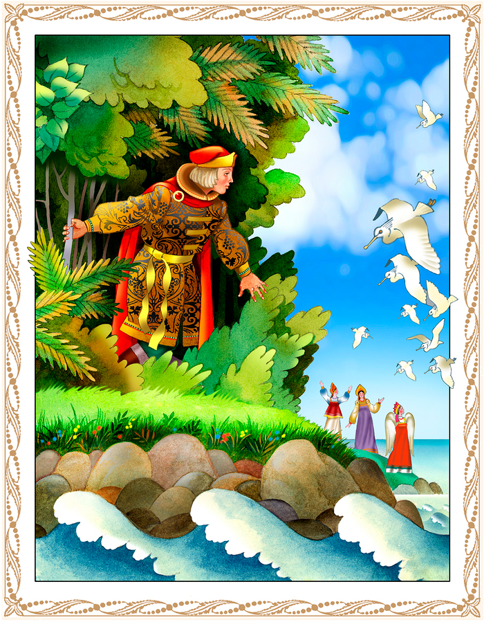 Иллю.  в сборник "РУССКИЕ ССКАЗКИ"