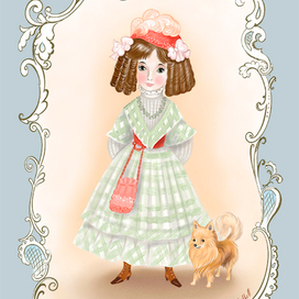 Девочка с собачкой