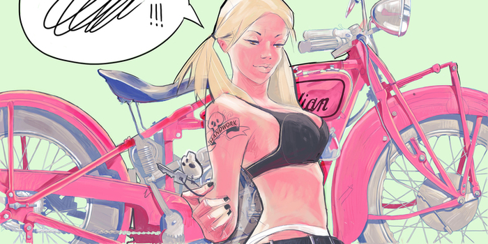 Весна. Мотоциклы.