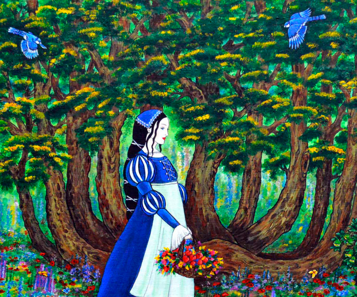 Фрагмент. "Глаза поили душу красотой"