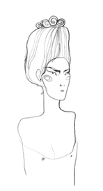 Женщина с цветами.