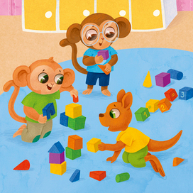 Иллюстрация для книги про школу