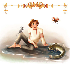 Юноша в луже