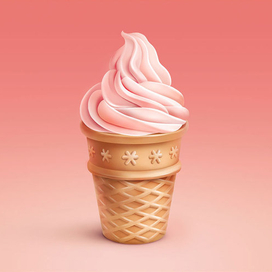 Вафельный рожок