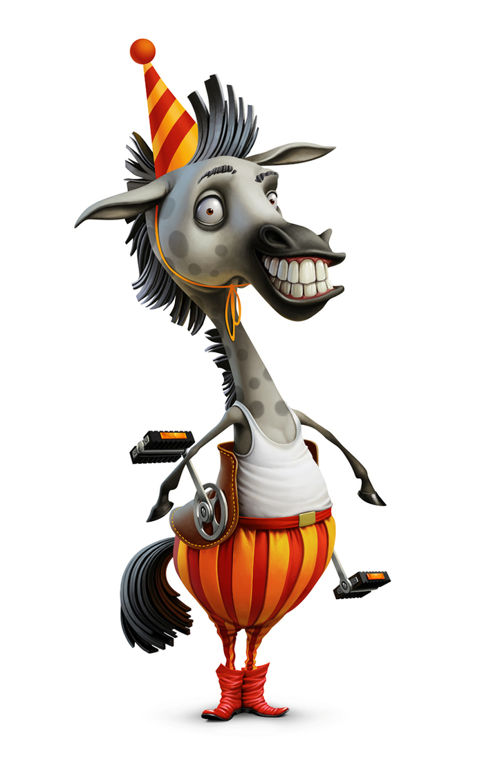 Конь педальный