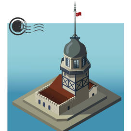 Достопримечательности Стамбула. Девичья башня.