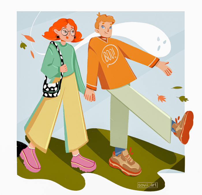 Осенняя иллюстрация 