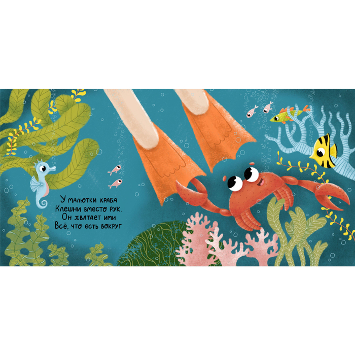 "Кто живет в море?" Краб