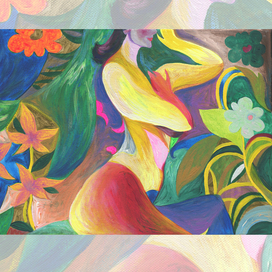 тропический цветок